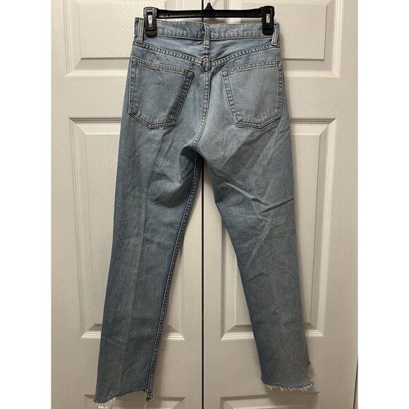 Reformation Step Hem Size 25 Light wash Blue Jeans - Picture 5 of 10
